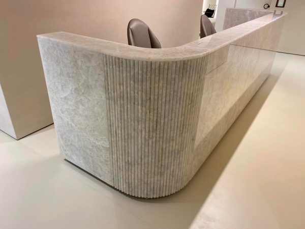 Stone Reception Desks, Stone Desk, Natural Stone Desk, Stone Front Desk