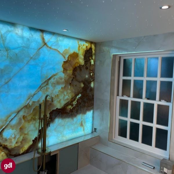 Onyx Feature Wall, Natural Stone Wall, Stone Slab, Feature Wall, Onyx